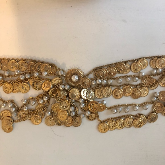 christian dior chain belt